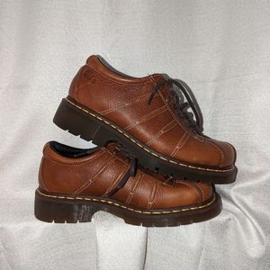 Brown Oxford Dr. Marten Shoes